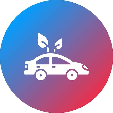 Imagen Vectorial Del Icono Del Coche Ecol Gico Se Puede Utilizar Para