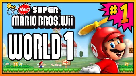 New Super Mario Bros Wii 100 Walkthrough Part 1 World 1 1 1 1 2 1