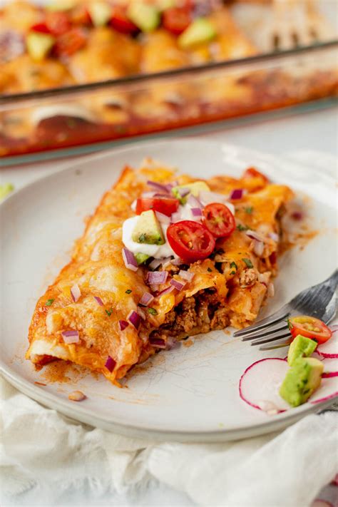 Easy Ground Turkey Enchiladas Healthy Recipe