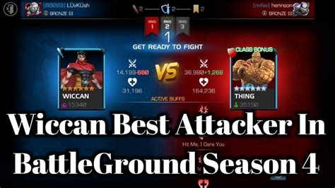 Wiccan Best Attacker In Battleground Season 4 🤩🔥 Mcoc Battleground Gameplay Mcoc