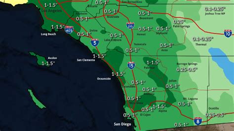 Pacific Storm To Bring Heavy Rain To San Diego On Monday Morning