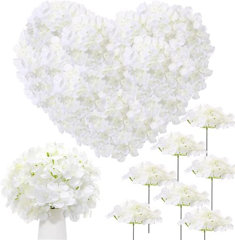 Amazon Zeyune Pcs Hydrangea Artificial Flowers Silk Flower