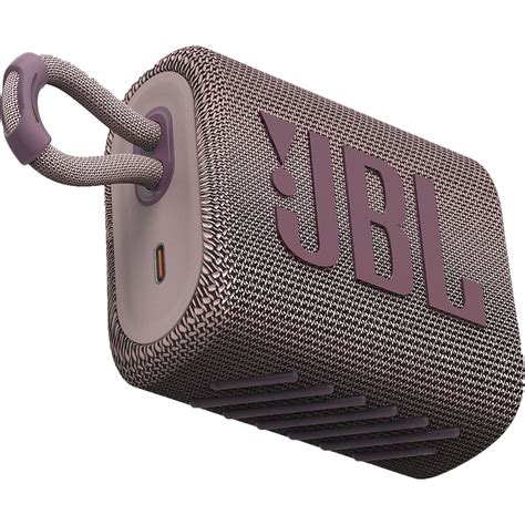 JBL Go 3 Portable Bluetooth Speaker Pink JBLGO3PINKAM B H