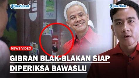 GIBRAN Blak Blakan Diduga Curi Start Kampanye Tempel Stiker Ganjar