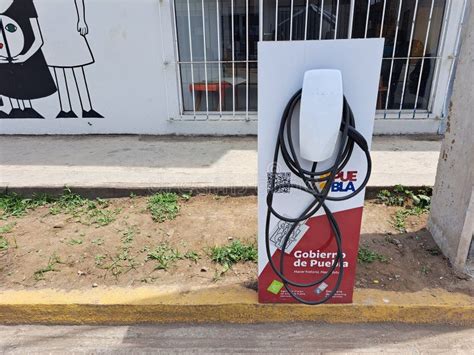 Xicotepec Puebla Mexico Mar 5 2023 Tesla Chargers For Electric