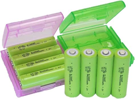 Lexel Rechargeable Ni Mh Batteries Pack Of 8 Aa Batteries