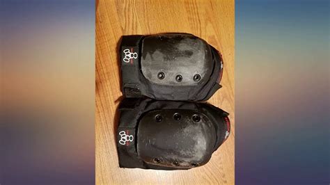 Triple Eight KP 22 Knee Heavy Duty Pads Skateboarding Pair Review YouTube