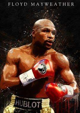 Floyd Mayweather Poster Picture Metal Print Paint By ONONMADE