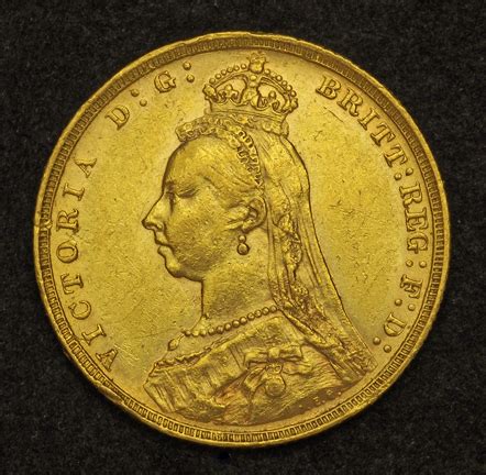 British Gold Sovereign Gold Coin of 1890, Queen Victoria.|World ...