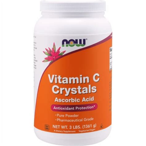 Now Foods Vitamin C Crystals Mg Lbs Pwdr Mg Lbs Pwdr