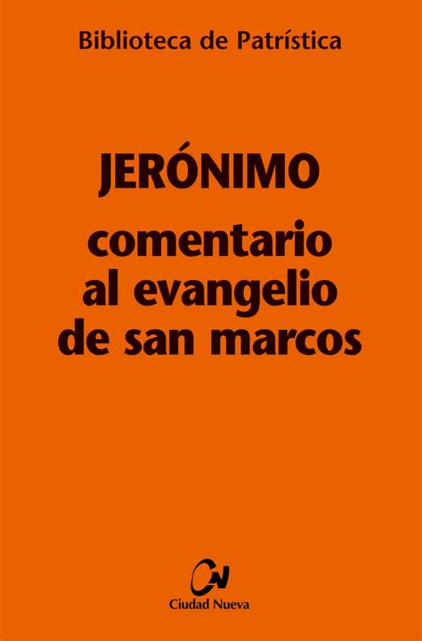 Comentario al Evangelio de San Marcos Librería CECADI