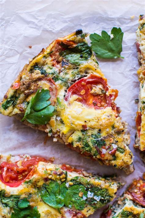 Late Summer Frittata With Tomatoes And Fresh Herbs Dairy Free Ricetta