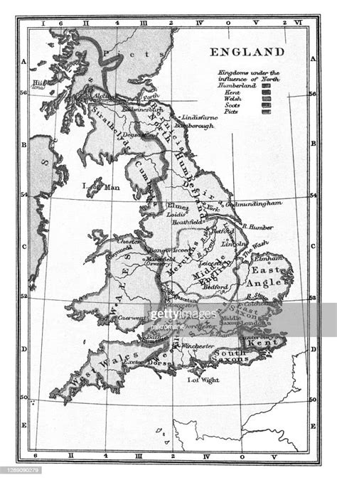 Old Map Of England High-Res Stock Photo - Getty Images