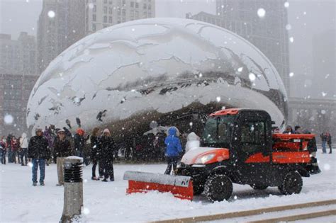 Finally — Downtown Gets A Coating Of Snow Chicago Chicago Dnainfo