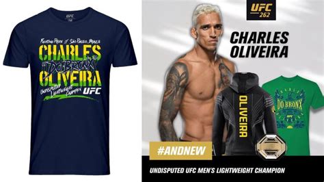 Charles Oliveira Ufc Champion Shirts And Venum Jersey