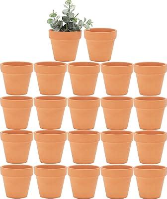 Amazon 32pcs Small Mini 2 Terracotta Pot Clay Ceramic Pottery