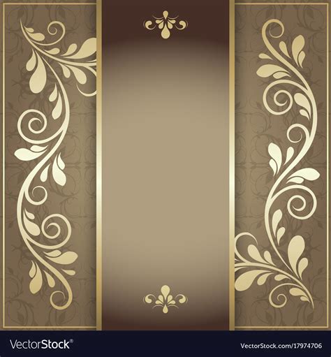 Luxury background for the menu and invitation card