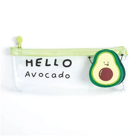 1 Pcs Kawaii Etui Leuke Avocado Estuche School Pot Grandado