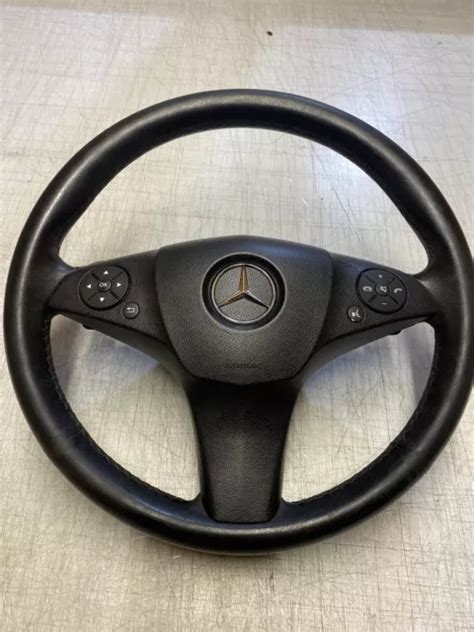 MERCEDES BENZ ORIGINAL VOLANT En Cuir Noir Classe C W204 EUR 191 59