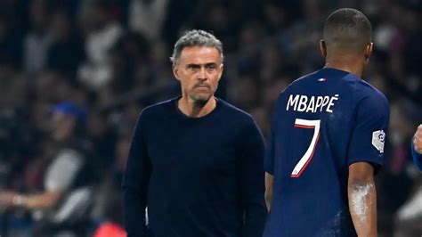 PSG water in the gas between Luis Enrique and Kylian Mbappé