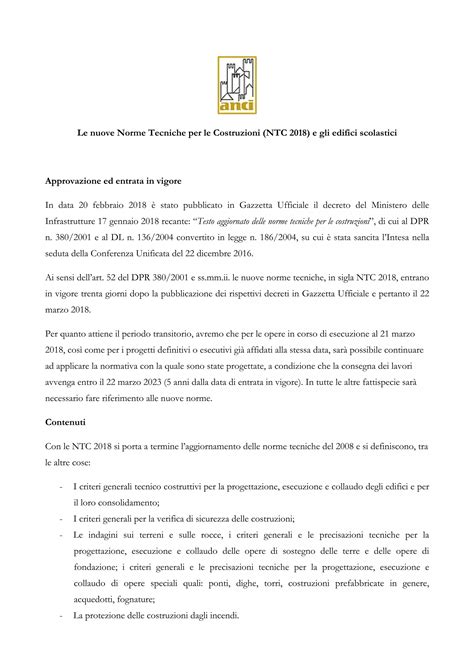 Normativa Sismica Anci Ntc Pdf