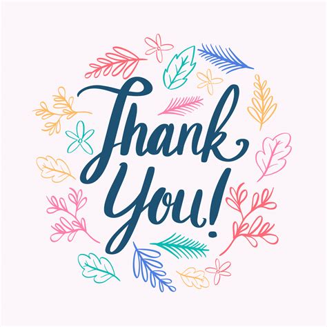 Thank You Lettering Vector 182417 Vector Art At Vecteezy