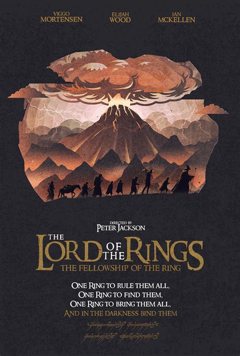 Movie Poster - The Lord of the Rings on Behance