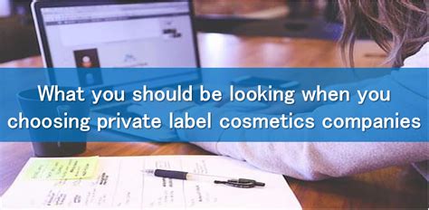 How To Choose Your Best Private Label Cosmetic Companies Oem Co Ltd