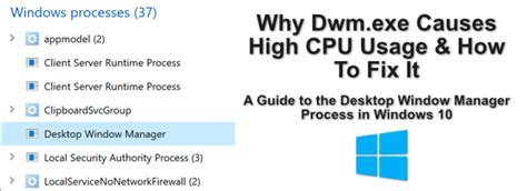 Why Dwm Exe Causes High Cpu Usage And How To Fix It