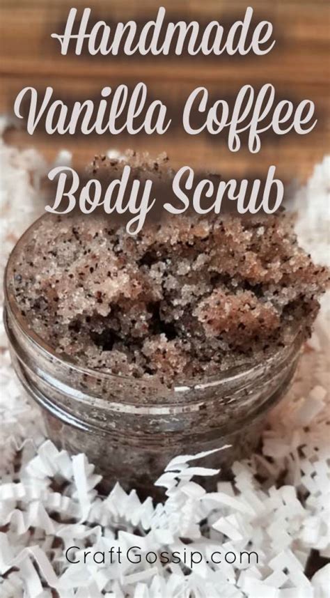 Homemade Vanilla And Coffee Body Scrub —