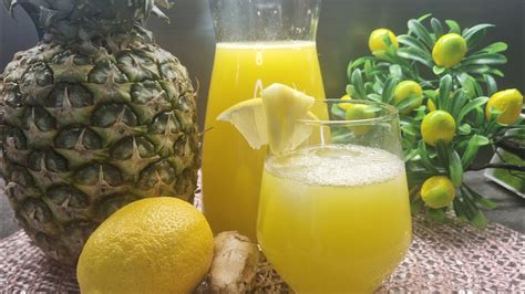 How To Make The Best Pineapple Ginger And Lemon Juice Roselyn Inyagbo