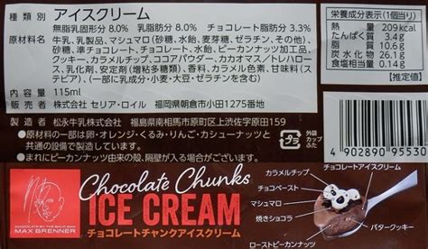 アイスクリームファン マックス ブレナー チョコレートチャンクアイスクリーム