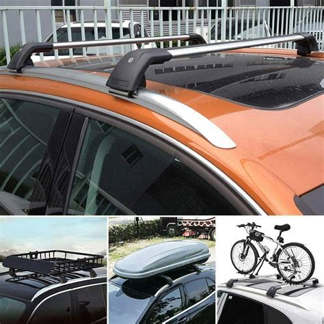 Pcs Fits For Bmw X F Aluminum Roof Rail Racks Cross Bars