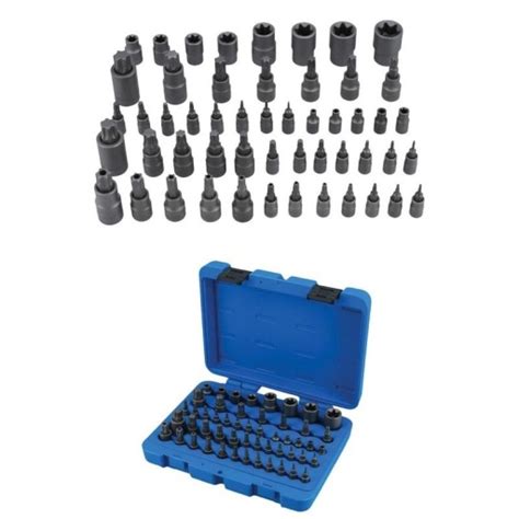 Millmatpro Jeu de douilles Master Torx 52 pièces Outillages a