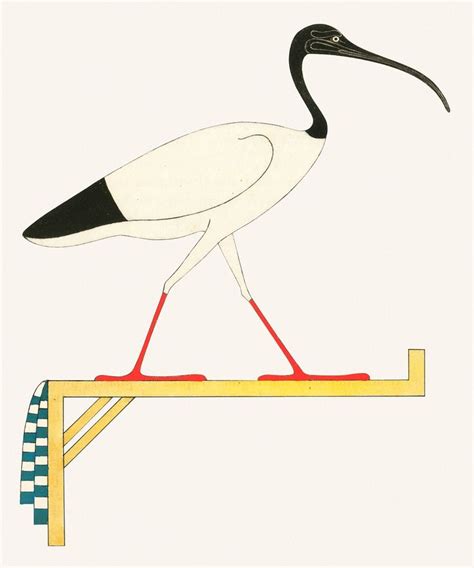 An Illustration Of A Stork Standing On Top Of A Wooden Structure With