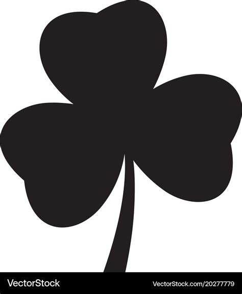 Shamrock Icon Royalty Free Vector Image Vectorstock