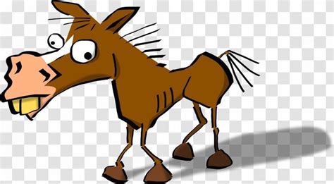 Horse Foal Cartoon Clip Art - Funny Animal - Crazy PNG