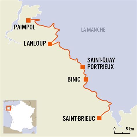 Randonnée de Paimpol à la baie de Saint Brieuc séjour liberté GR34