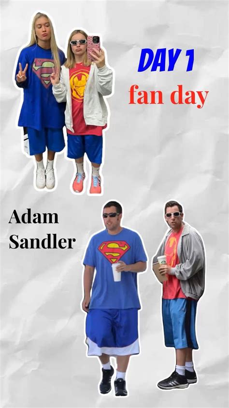 spirit week adam sandler | Spirit week outfits, Meme costume, Old clothes refashion