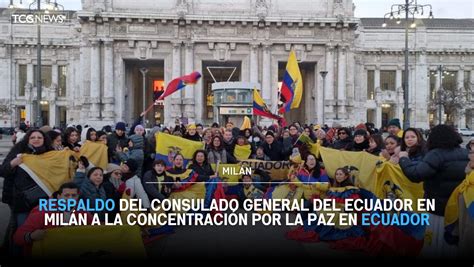 Respaldo Del Consulado General Del Ecuador En Mil N A La Concentraci N