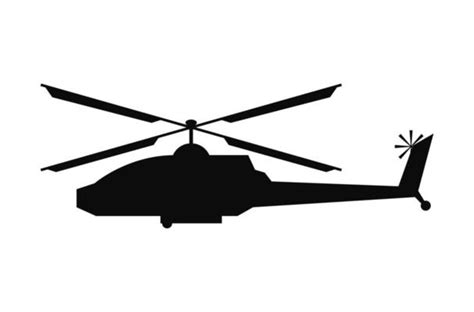 Helicopter Silhouette Vector Art, Icons, and Graphics for Free Download