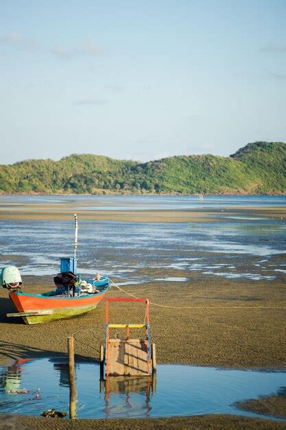 Premium Photo Fishing Boats Moored On Sea Against Sky