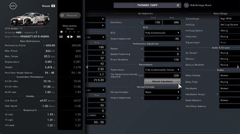 Gran Turismo Nissan Gt R Nismo Pp Tune Setup Update