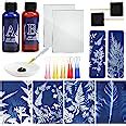 Csyidio Cyanotype Kit Includ 2 Component Sensitizer Set 40 Sheets A5