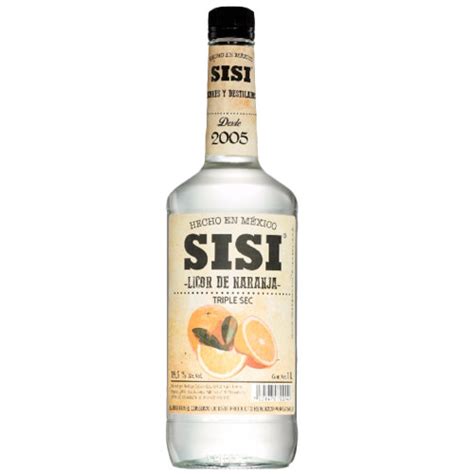 LICOR DE NARANJA TRIPLE SEC SISI 1000 ML