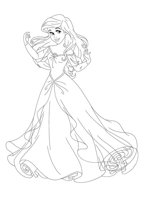 Disney Princess Ariel Coloring Pages 2 Free Coloring Sheets 2021