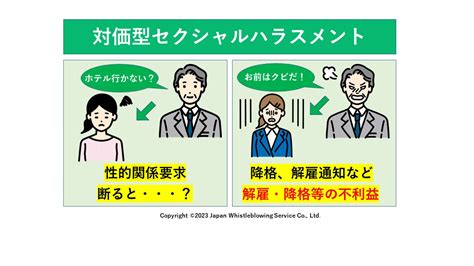 セクシャルハラスメント（セクハラ）相談窓口について 日本公益通報サービス株式会社