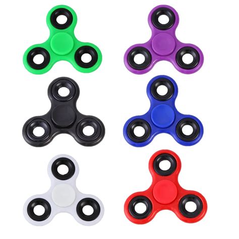 Fingertip Gyroscope Fidget Toy Plastic Edc Hand Spinner For Autism And