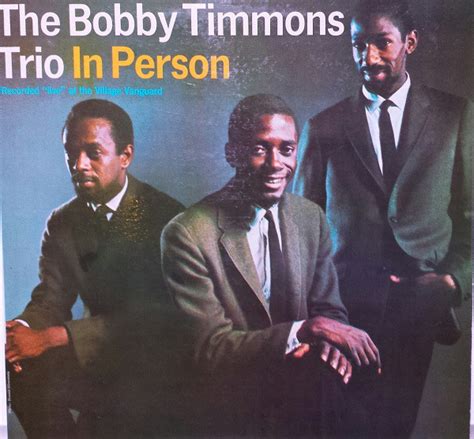 The Bobby Timmons Trio – In Person (Vinyl) - Discogs