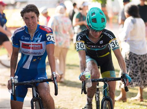 Sanne Cant And Sidney McGill Attempt To Quickly Rehydrate After The